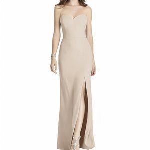 After Six strapless gown